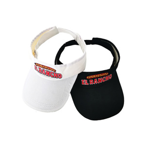 Logo ricamato di alta qualità con visiera in cotone personalizzata - Product Image 1