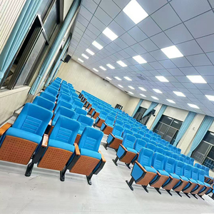 Silla <span class=keywords><strong>de</strong></span> Auditorio Plegable Moderna <span class=keywords><strong>de</strong></span> Tela con Tablero <span class=keywords><strong>de</strong></span> Escritura Multifuncional para Salas <span class=keywords><strong>de</strong></span> Conferencias <span class=keywords><strong>y</strong></span> Reuniones Empresariales - Product Image 1