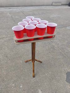 18oz 510ml Plástico PS Logotipo personalizado Beer Pong Impreso Beer Pong Set Vasos de plástico Vasos de colores Juego de <span class=keywords><strong>beber</strong></span> - Product Image 5