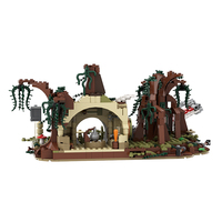 Funbuild MOC-19522 Ensemble de jeu Dagobah Star Empire Strikes Back Hut Wars Sunken X-Wing Briques de construction Jouet