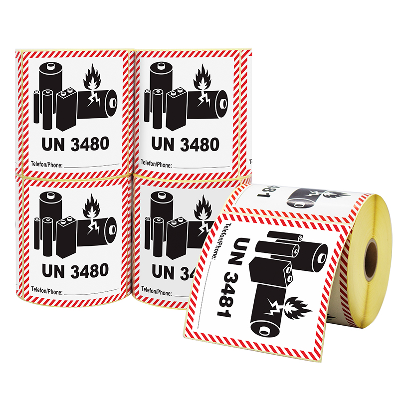 4x4 UN3481 Label