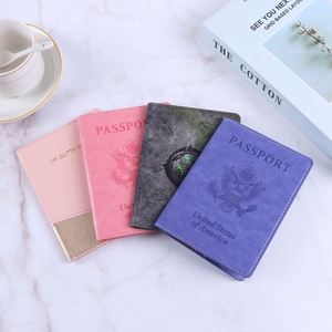 Porta Pasaportes Personalizado Multifuncional, Protector de Documentos de PU, Venta al Por Mayor - Product Image 1