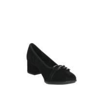 Cinzia Soft Escarpins Mary Jane pour femme, à enfiler, confortables, en daim, noirs, hauteur du talon 40 37 36