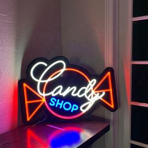 Letrero de neón Led personalizado, para decoración de pared, tienda de Cine de dulces, diseño de logotipo de negocios - Product Image 2