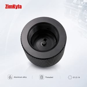 อะแดปเตอร์เติมแก๊สอลูมิเนียมอัลลอยสีดำ ZimaKyfa CQJT-GT เกลียว G1/2-14 สำหรับตัวควบคุม HPA CO2 ขนาด 8 มม. แบบถอดเร็ว ตัวผู้/ตัวเมีย ช่องต่อ 1 - Product Image 5