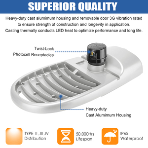 <b>LED</b> Parking Lot <b>Light</b> Dusk to Dawn 100W 80W Flood Lamp Outdoor Lighting Pole Mount Commercial Street Area Yard Barn <b>Light</b> - Product Image 4