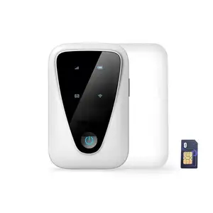 Router wifi 3g 4g, modem 4g lte esim nirkabel Wifi Hotspot pengisi daya kabel dengan kartu sim