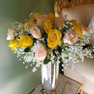SuperZ Baby Breath Fleurs Artificielles Gypsophila Bouquets Fausses Fleurs au Toucher Réel pour Mariage Fête Décoration de Jardin Décoration Intérieure - Product Image 4