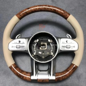 Volant de course sport en fibre de carbone de haute qualité pour <span class=keywords><strong>Mercedes</strong></span>-Benz <span class=keywords><strong>C</strong></span> E S CLA GLA GLC GLE GLS W205 W213 W222 W177 <span class=keywords><strong>AMG</strong></span> W205 - Product Image 4