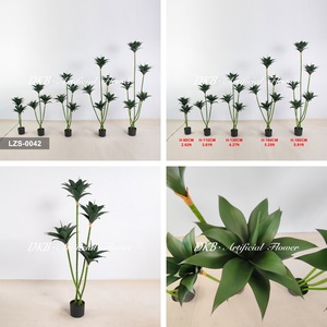 Wholesale Crown Orchid Agave Landscaping Floor-standing Bonsai Plant Artificial <b>Trees</b> for Home Hotel Shopping Mall Decor - Product Image 2