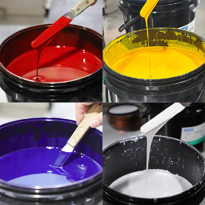 UV Screen Printing Ink for Metallic Effects Mirror Finish Weatherproof ...