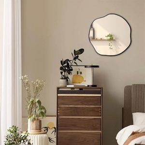 <span class=keywords><strong>Specchio</strong></span> da Parete Ondulato Irregolare, <span class=keywords><strong>Specchio</strong></span> Decorativo Grande Moderno Asimmetrico per Soggiorno, Camera da Letto, Ingresso - Product Image 2