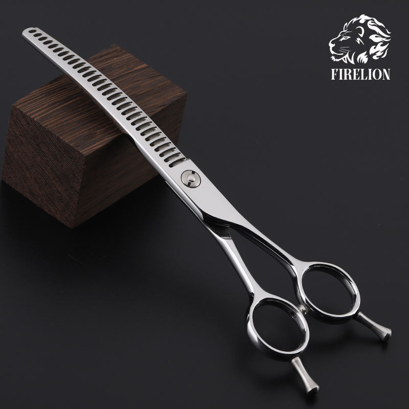 กรรไกรซอยผมทรงโค้งแบบฉลาม