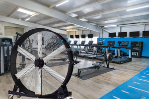 Ventilateur HVLS sur pied mobile à 4 roues, 0,35 kW, 220 V, pour salle de sport - Product Image 6