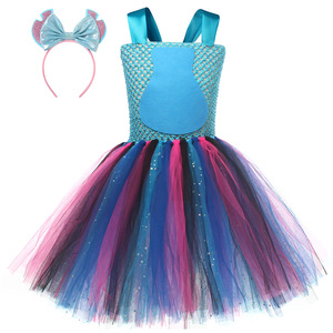 Disfraz de Princesa con Tutú <span class=keywords><strong>y</strong></span> Diadema para Niñas, Vestido de Tul para Fiestas de Cumpleaños, Carnaval, Halloween - Product Image 2