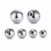 Perle filetée en titane pour fil externe haltère fer à cheval sourcil corps Piercing bijoux boule filetée à l'extérieur