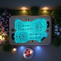 1.9m prix d'usine pas cher bain à remous Jet Spa 49 Jets Acrylique Massage Bain à remous hors sol Jacuzzier Spa extérieur pour 2 personnes