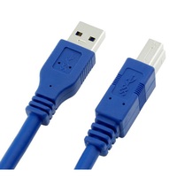 Câble d'imprimante USB 3.0 a mâle vers B mâle Câble d'extension d'imprimante mâle USB 3.0 B Type Supper Speed Data Cable