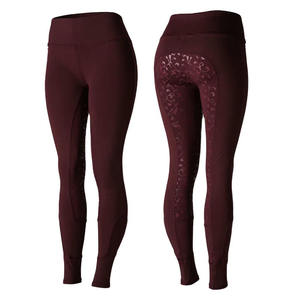 Wholesale <b>women</b> horse riding tights equestrian products high quality ladies fitness <b>leggings</b> Silicone - Product Image 1