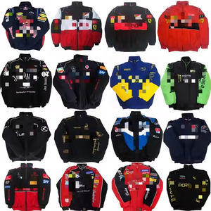 Veste matelassée décontractée douce et légère de haute qualité Bomber de randonnée d'hiver OEM personnalisé avec un design de course <span class=keywords><strong>F1</strong></span> vintage pour la randonnée - Product Image 6
