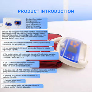 BIX-AED98 PVC Simulator sains medis sepuluh-mode peralatan defibrilator dengan manekin untuk pelatihan - Product Image 5