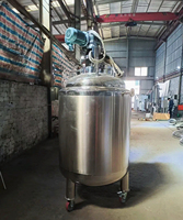 Vente flash : réservoir de mélange en acier inoxydable pour la fabrication de savon, cosmétiques, dentifrice, liquides, machine à mélanger le shampoing