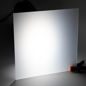 Feuille de diffusion de lumière en polycarbonate de 0,8 mm 1,5 mm pour panneau lumineux LED et plafond, haute transmission et éclairage uniforme, film PC - Product Image 1