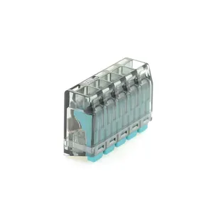 Lever Connector Pluggable Terminal Block 0.5-4mm2 Fast Terminal Blocks Spring Wire Cable Push in Quick Terminal Block