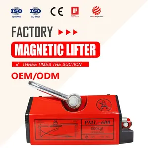 Cina a basso prezzo di alta qualità vendita calda di sollevamento magnete pml sollevatore magnetico grande scanalatura magnete sollevatore per pipeHigh quality