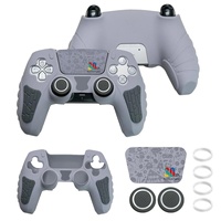 Coque de protection en silicone pour manette, avec grip antidérapant et résistant à la transpiration, accessoire de console de jeu fabriqué à Guangzhou
