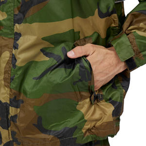 Conjunto de Impermeable de Camuflaje para Hombre Super Factory, 190T Poliéster con Forro de PU, Ligero, Ropa de Trabajo para Exteriores, Impermeable para Camping - Product Image 3