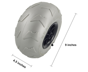 Ruedas Inflables Tipo Balón de 9, 12 y 16 Pulgadas al por Mayor, Nuevo Diseño de Ruedas de Balón para Playa, Llantas para ATV y Ruedas para Camping - Product Image 2