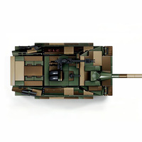 Modèle de chasseur de chars Hetzer de la Seconde Guerre mondiale, jouet éducatif de construction en blocs, jouet de construction en plastique ABS à assembler soi-même