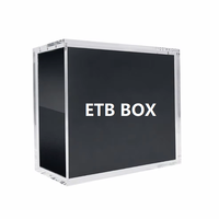 Boîte de présentation ETB résistante aux UV à 99,5 % avec aimants N52 - Protection acrylique de qualité supérieure pour Elite Trainer Box - Service personnalisé