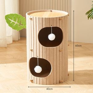 도매 다층 고양이 둥지 스크래치 보드 매트 고양이 장난감 유니버설 애완 동물 용품 고양이 크롤러 애완 동물 동굴 침대 펠트 애완 동물 침대 - Product Image 5