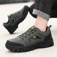 Bottes de montagne d'escalade en ciment de haute qualité d'usine en Chine chaussures de randonnée à semelle en caoutchouc pour hommes