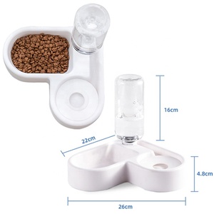 豪華なデザインのカスタムプラスチックペット自動猫ウォーターボウル自動犬の餌箱 - Product Image 2