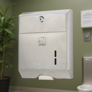Dispenser di Asciugamani di Carta in Acciaio Inox con Sensore, Montaggio a Parete per Uso in Bagno - Product Image 3
