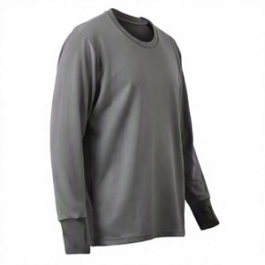 เสื้อยืดแขนยาวผู้ชายทรงปกติ ผ้าฝ้าย 180 กรัม แห้งเร็ว รุ่นใหม่สำหรับฤดูใบไม้ร่วงและฤดูหนาว รับสกรีนโลโก้ OEM ตามแบบ - Product Image 5