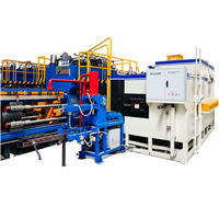 Horno de Calentamiento de Aluminio Multibillet de 3000T, 56KW, 380V, con PLC, para Prensa de Extrusión
