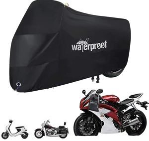 Housse de vélo en tissu Oxford Center Road 190T, polyester enduit argenté, imperméable, protection UV, protection contre la <span class=keywords><strong>neige</strong></span>, résistante au vent, pour motos - Product Image 1