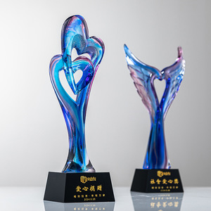 Crystal Trophy Laser Engraved Uv Printing Durable Conference Award Business <b>Gift</b> - Product Image 4