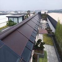 Toldo Retráctil de Diseño Moderno para Exteriores, Persiana de Aleación de Aluminio Resistente al Viento, Techo Enrollable Motorizado, Persiana para Patio Exterior