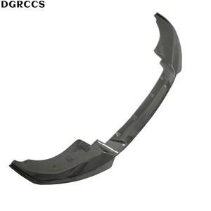 4 Series G22 G20 2020-2024 3D Sports Carbon Fiber Front Lip Bumper Shovel Accessory <b>Kit</b> <b>Polished</b> Vacuum Technology - Product Image 4