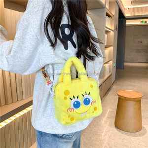 Nuevo Bolso de Mano de Felpa de Algodón, Lindo Bolso Cruzado de Kuromi, My Melody y Cinnamoroll para Niñas, Venta al Por Mayor - Product Image 3
