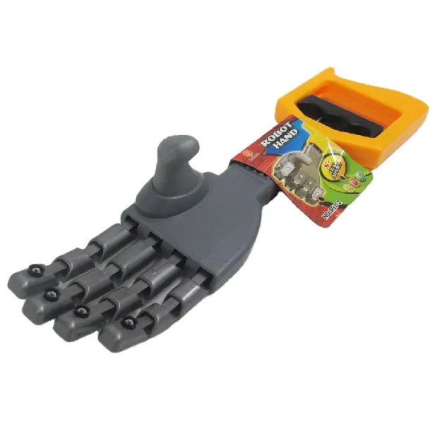 Brinquedo de mão robô de plástico, educacional, forjamento, brinquedos