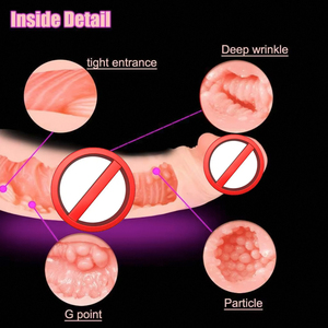 Godemichet et godet de <span class=keywords><strong>masturbation</strong></span> double usage pour hommes et femmes, en silicone, avec fonction de succion. - Product Image 4