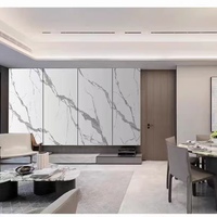 Panneaux muraux en placage de bois de charbon de bambou, modernes, imperméables, résistants aux UV, effet marbre, avec panneaux de revêtement mural pour la décoration intérieure.