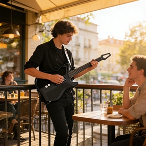 <span class=keywords><strong>Guitare</strong></span> électronique intelligente sans cordes en gros, <span class=keywords><strong>guitare</strong></span> sans cordes portable pour débutants, apprentissage sans douleur et jeu en voyage - Product Image 3