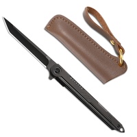 Outdoor Camping M390 Zakmes Magisch Veerpatroon Hoge Hardheid Roestvrijstalen Mes Draagbaar Fruitsnijder Vouwmes